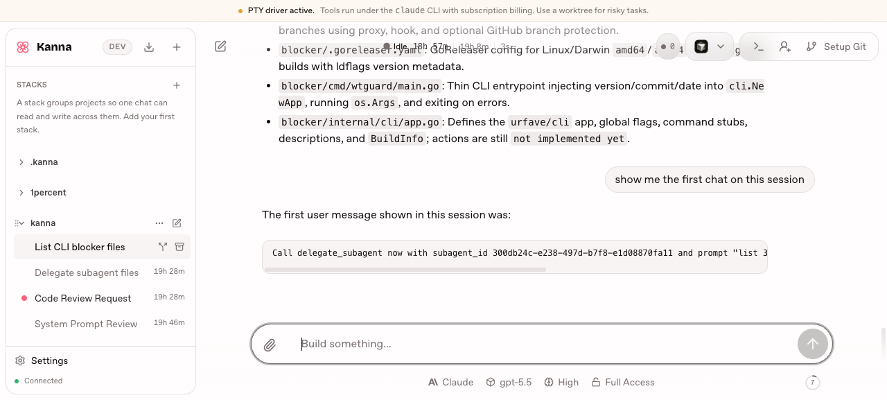 @-mention picker open in composer